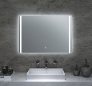 Kiwanda moja kwa moja China Wall Mounted Hotel Bathroom LED Mirror Hotel Mirror