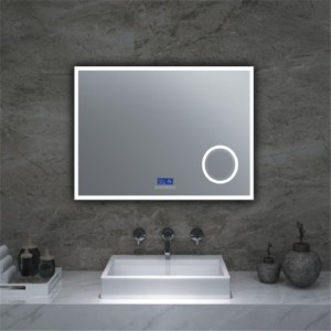 China Bathroom Vanity Wall Mounted Touch Switch Display LED Furniture Mirror მწარმოებელი